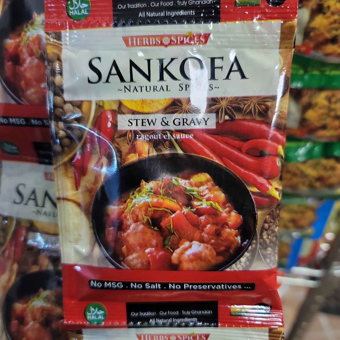 Sankofa Spice stew & gravy spice 1 packet 5g