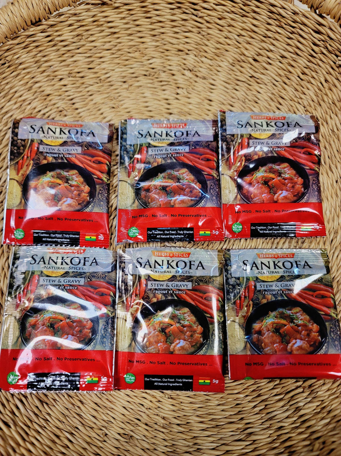 Sankofa Spice stew & gravy spice 1 packet 5g