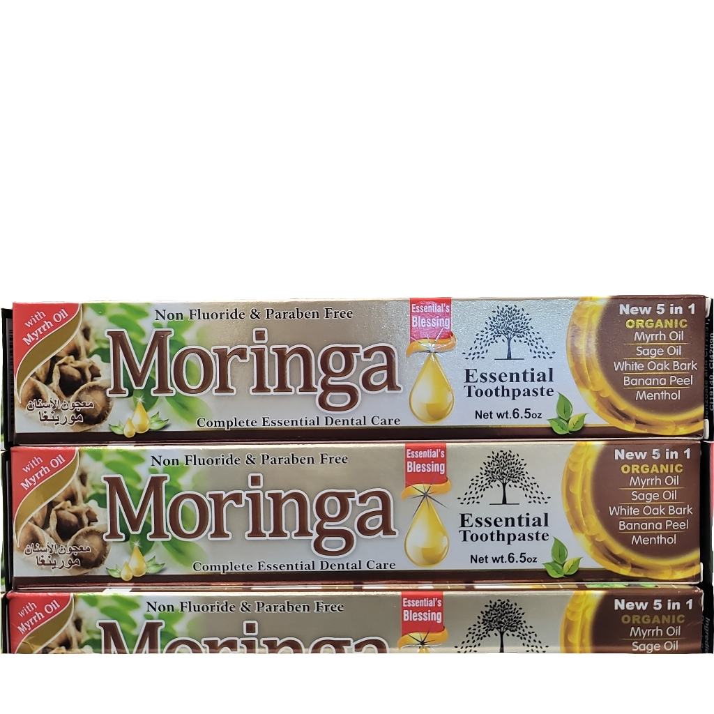 Essential Moringa toothpaste 6.05oz Organic Flouride free