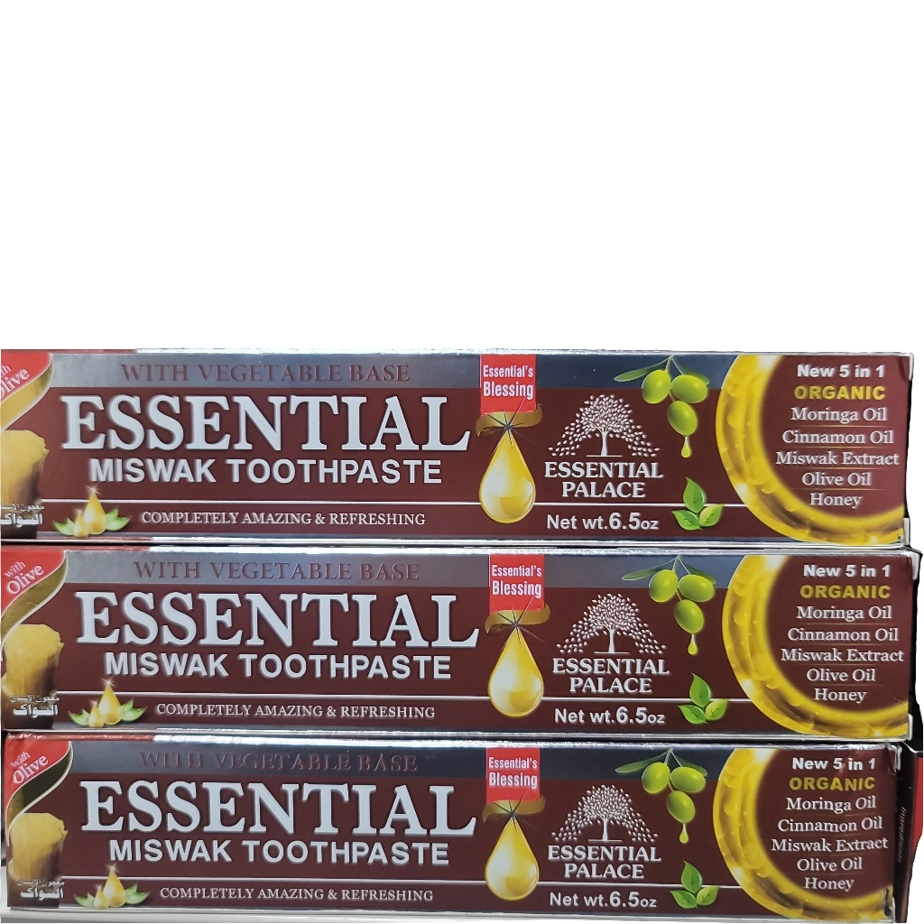 Essential miswak toothpaste 6.05oz Organic Flouride free.