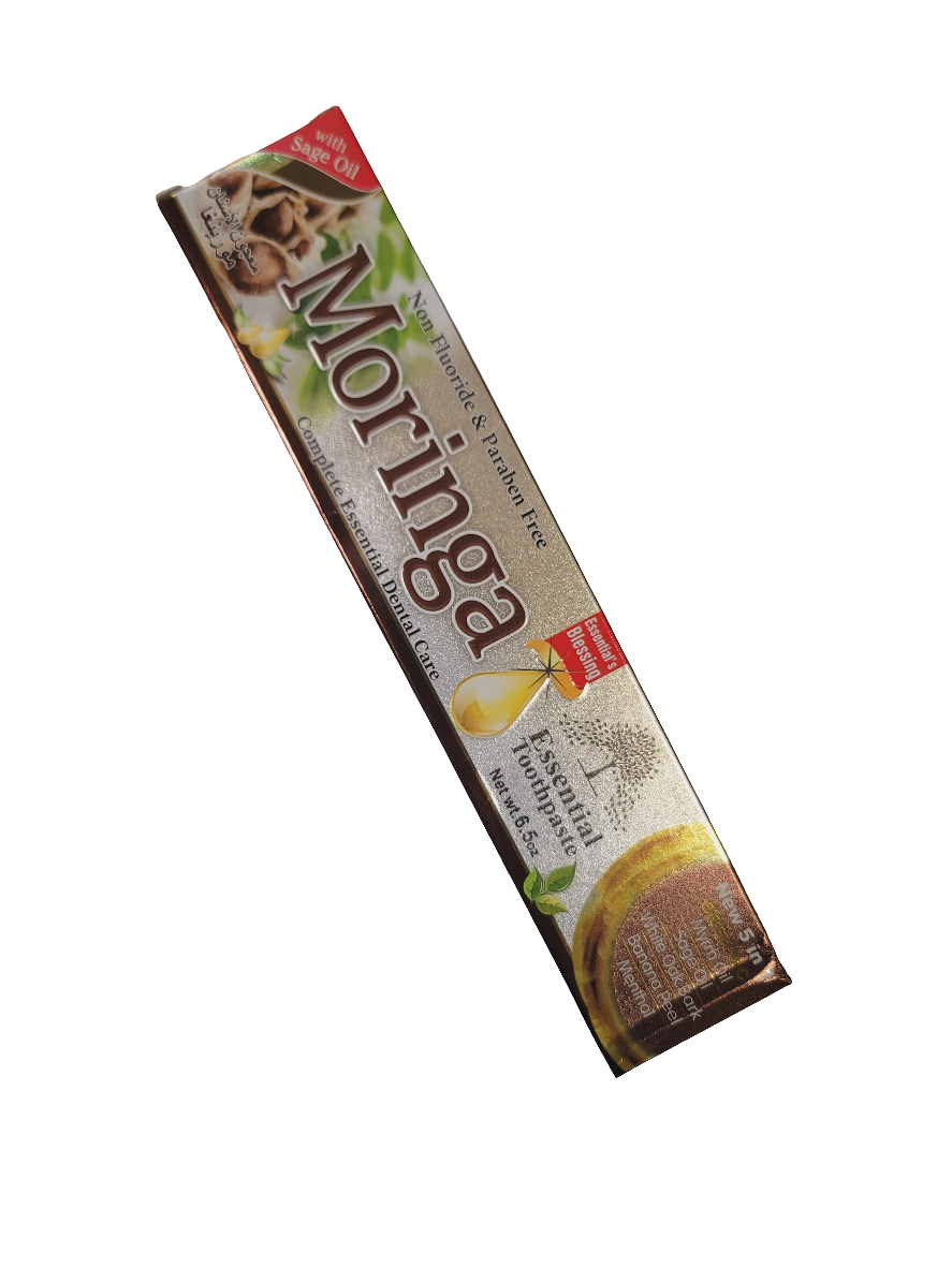 Essential Moringa toothpaste 6.05oz Organic Flouride free