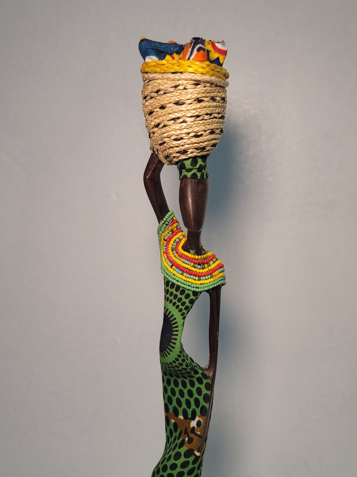 African woman miniature art piece